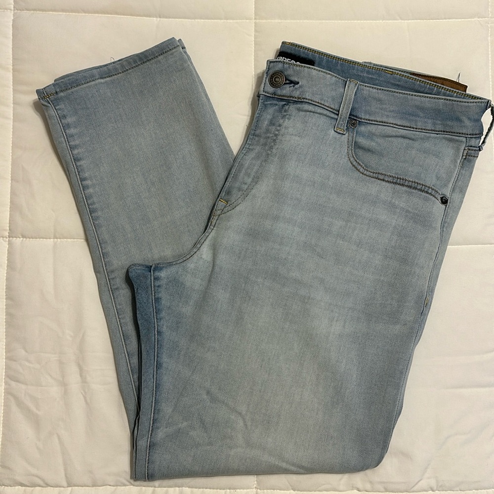 38x30 Men’s Express Stone Washed Slim Fit Jeans